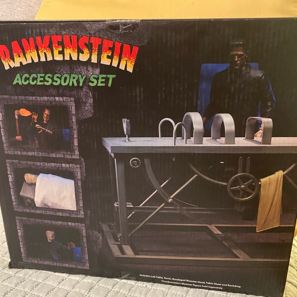 Black and Gray Frankenstein Accessory Set. Accidentally purchased doubles.